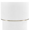 Wessex White Drink Table, Side & End Table by Uttermost, 8.5" width x 22.5" height x 8.5" depth thumbnail 5