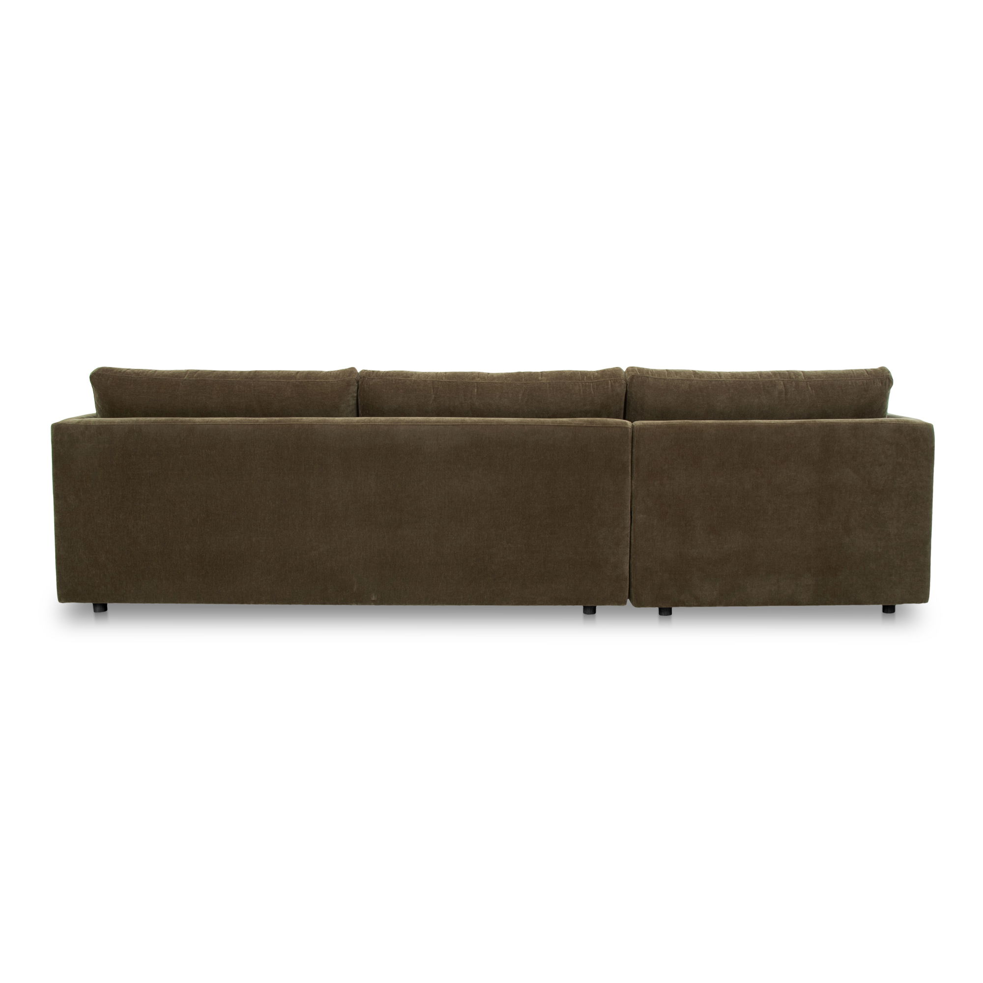 Bryn Sectional Left Heritage Cedar Green, Sectional Sofa by Moe's Home, 115.5" width x 31.5" height x 70.5" depth View 4