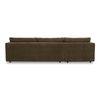 Bryn Sectional Left Heritage Cedar Green, Sectional Sofa by Moe's Home, 115.5" width x 31.5" height x 70.5" depth thumbnail 4