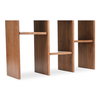Orson Bookcase Brown, Shelving & Bookcase by Moe's Home, 43.31" width x 68.9" height x 11.81" depth thumbnail 6