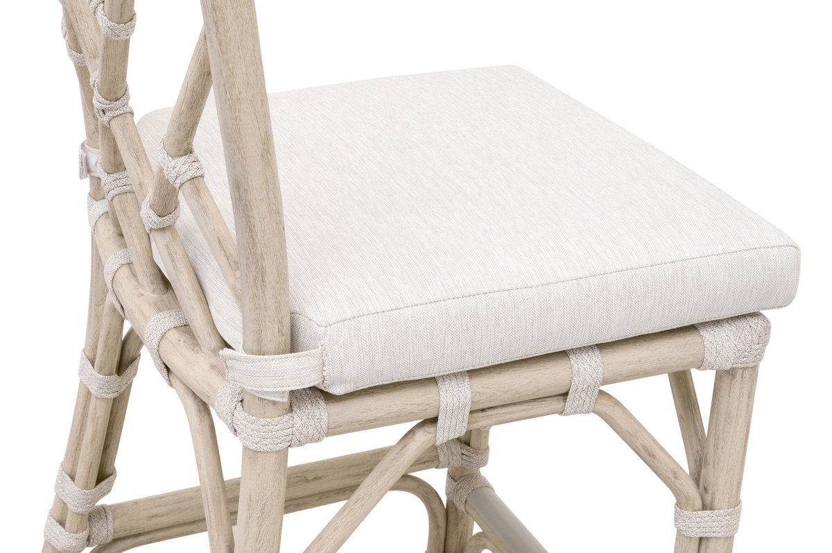 Bayview Outdoor Counter Stool, Dining Chair by Essentials for Living, 19.75" width x 41" height x 23" depth View 6