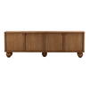 Madden Sideboard Brown, Sideboards & Buffet by Dovetail, 98.5" width x 32.08" height x 17.72" depth thumbnail 2