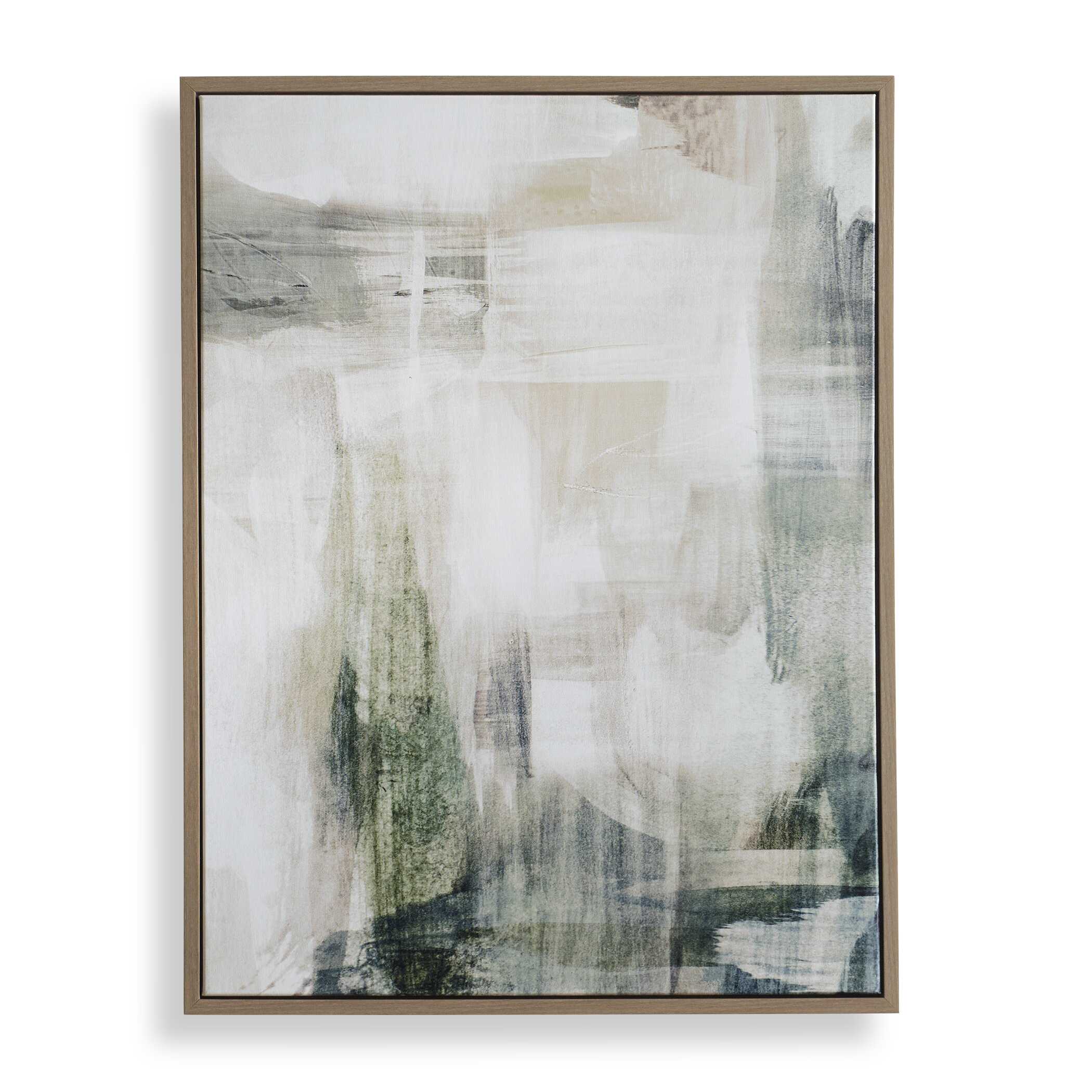 Subliminal Drift Framed Modern Art, Painting by Uttermost, 28.5" width x 37.5" height x 2" depth View 1