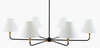Lunel Chandelier, by Surya, 30" length x 49" width x 11" height thumbnail