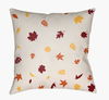 Falling Leaves Accent Pillow, Decorative Pillow by Surya, 18" length x 18" width thumbnail