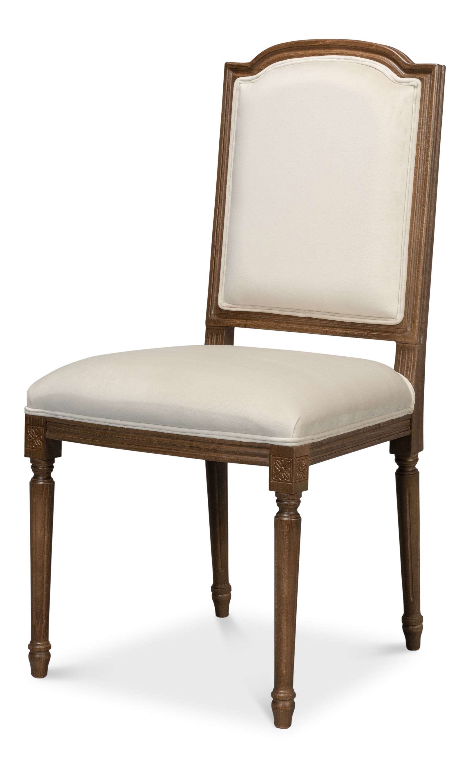 Louis Xvi Squared Side Chair,Driftwood large image 
