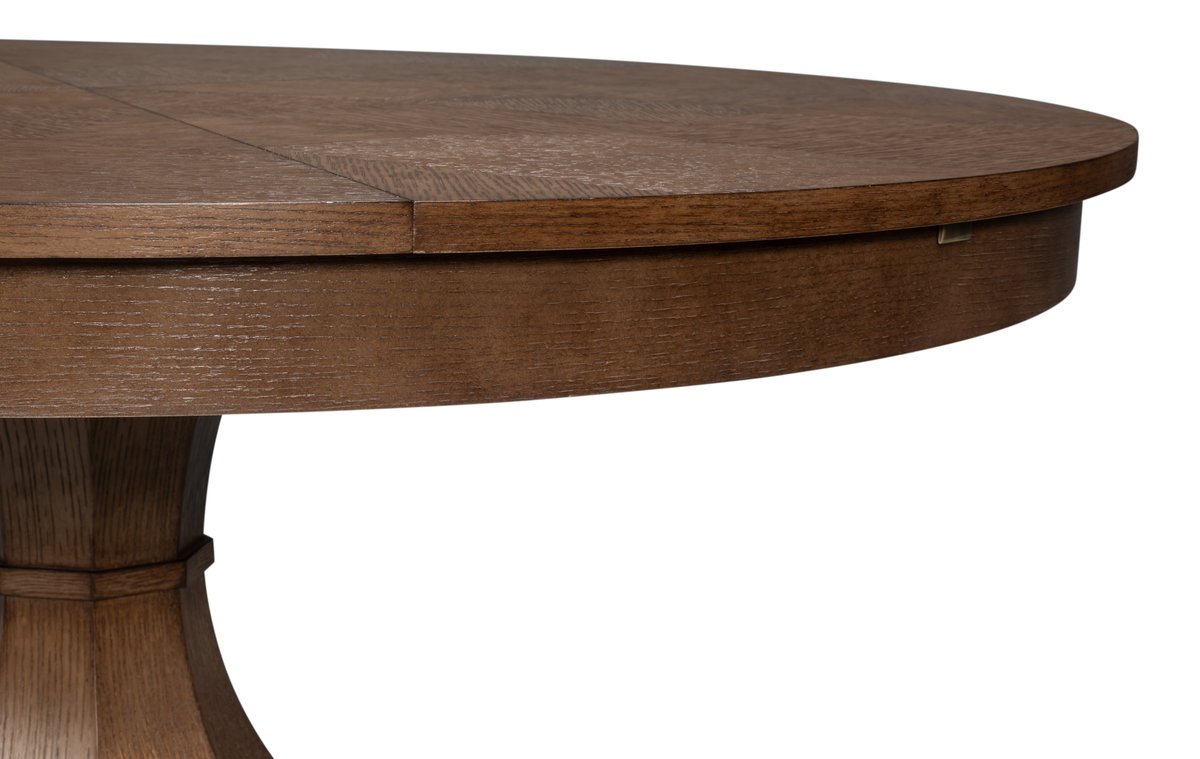 Giselle Jupe Table  Medium  Light Mink, by Sarreid, 4'7" length x 4'7" width x 2'6" height View 5