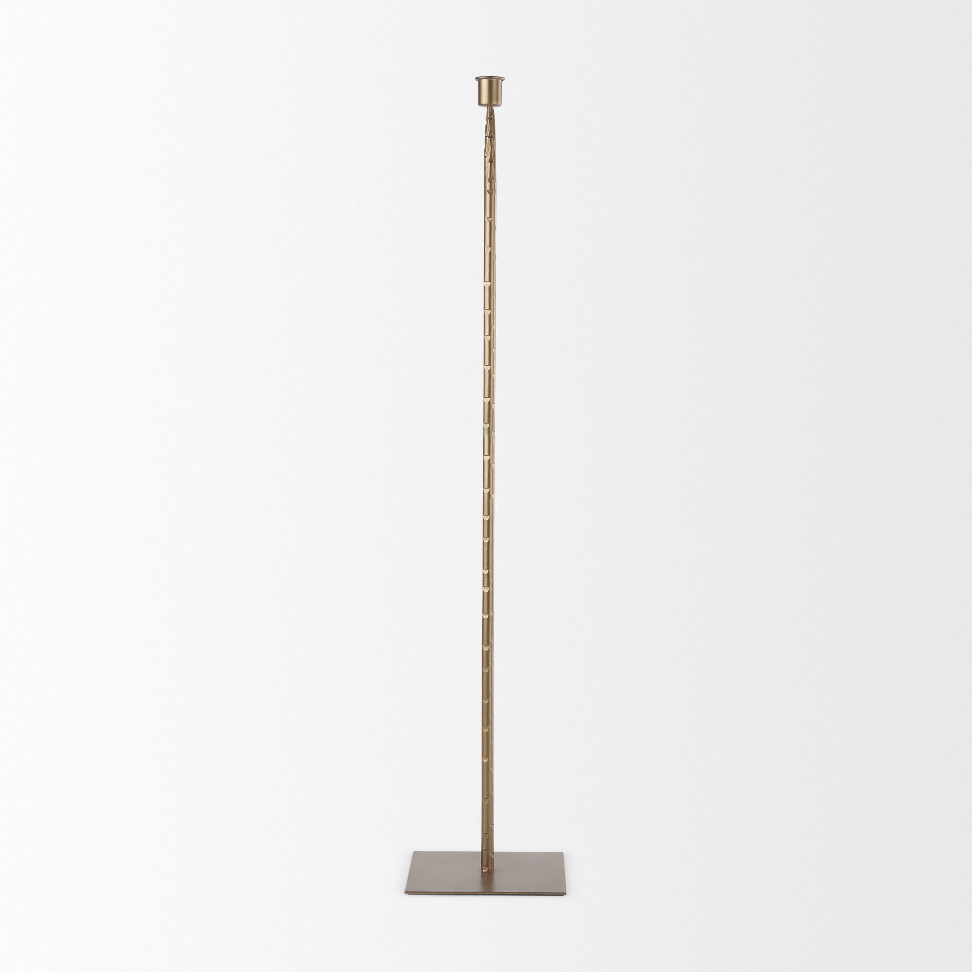 Porter Iron Candle Holder Large, Candles & Candle Holder by Mercana, 6" length x 6" width x 30" height View 3