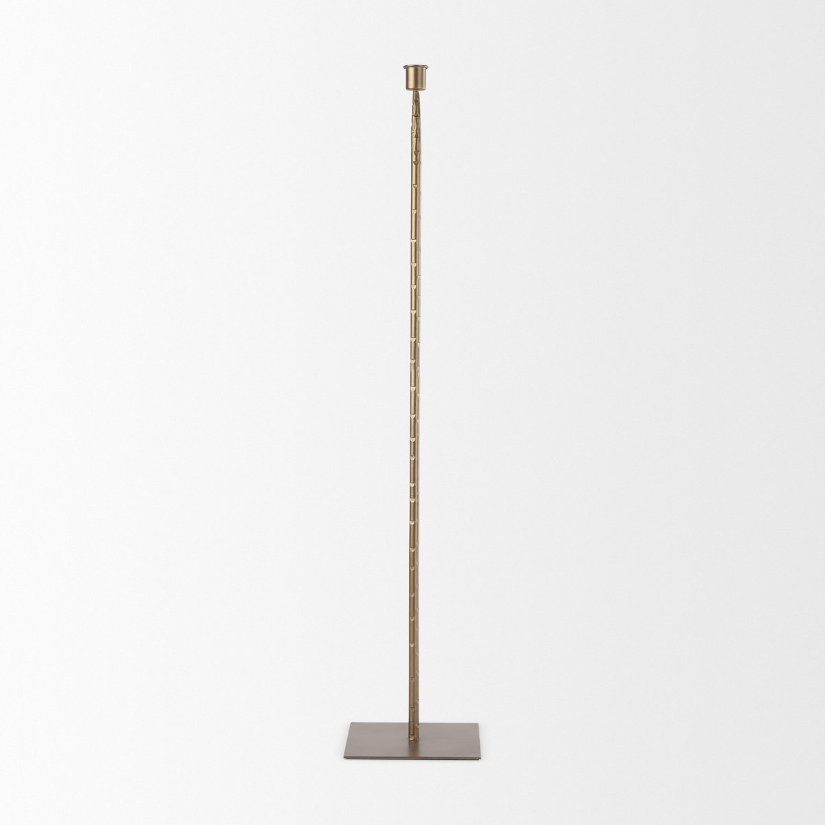 Porter Iron Candle Holder Large, Candles & Candle Holder by Mercana, 6" length x 6" width x 30" height View 3