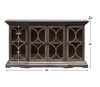 Belino Wooden 4 Door Chest, Cabinets & Chest by Uttermost, 64" width x 36" height x 13" depth thumbnail 3