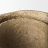 Sonam Set of 2 Beige Paper Mache Spiked Bowls thumbnail 7