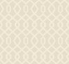 Pearl Cream & Silver Metallic  Luscious Wallpaper, by York Wall, 27' length x 2'3" width x 0.02" depth thumbnail