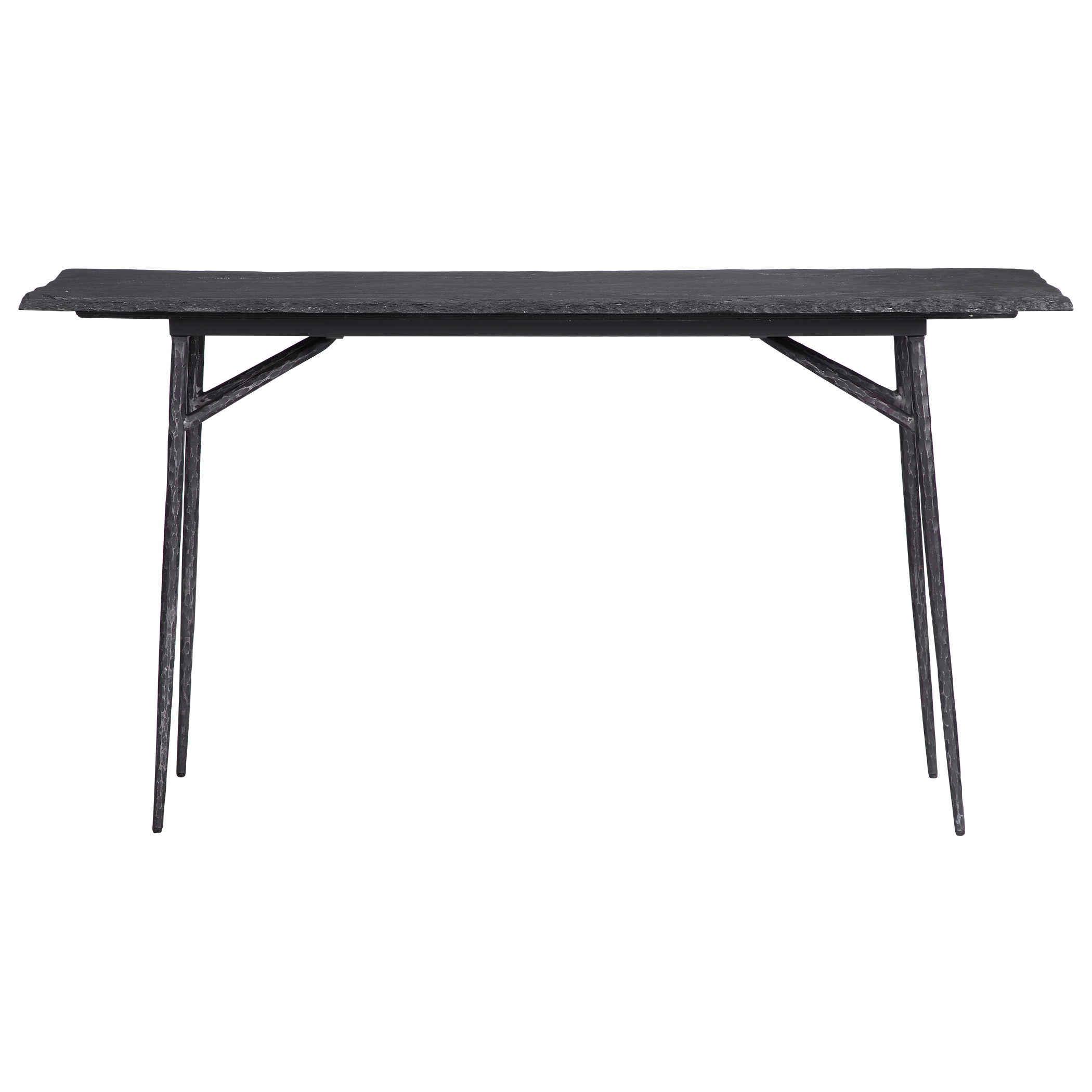 Kaduna Slate Console Table, Furniture by Uttermost, 60" width x 30.3" height x 15.7" depth View 1
