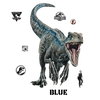 Jurassic World 2 Velociraptor Giant Wall Decal, by York Wall, 3' length x 1'5.25" width x 0.02" depth thumbnail
