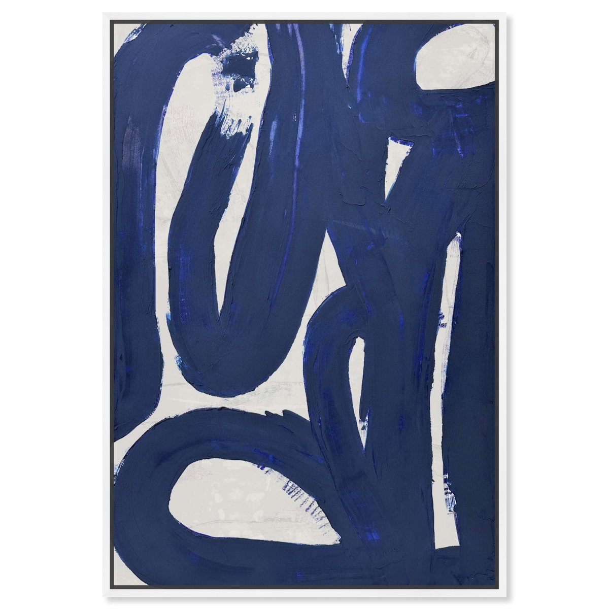 Blue 4 1 (Blue Spackle), Art by Oliver Gal,  24x36 View 1