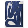 Blue 4 1 (Blue Spackle), Art by Oliver Gal,  24x36 thumbnail 1