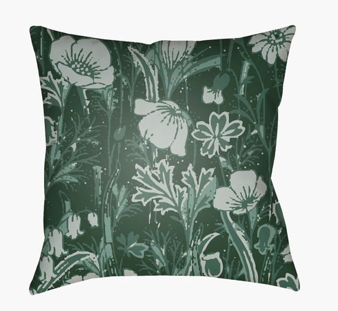 Chinoiserie Floral Accent Pillow