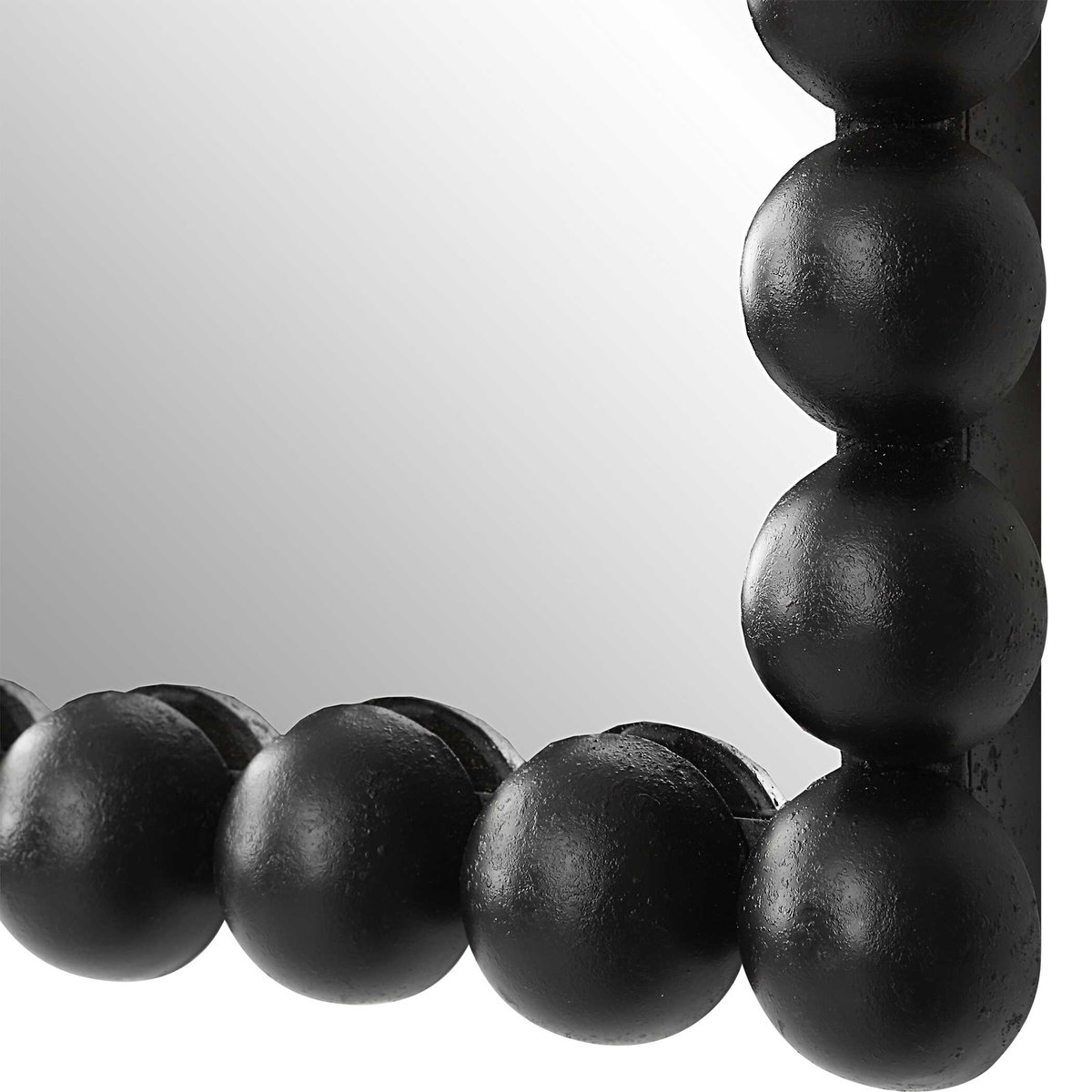 Serna Black Vanity Mirror, by Uttermost, 1'8.5" width x 2'6" height x 2" depth View 6