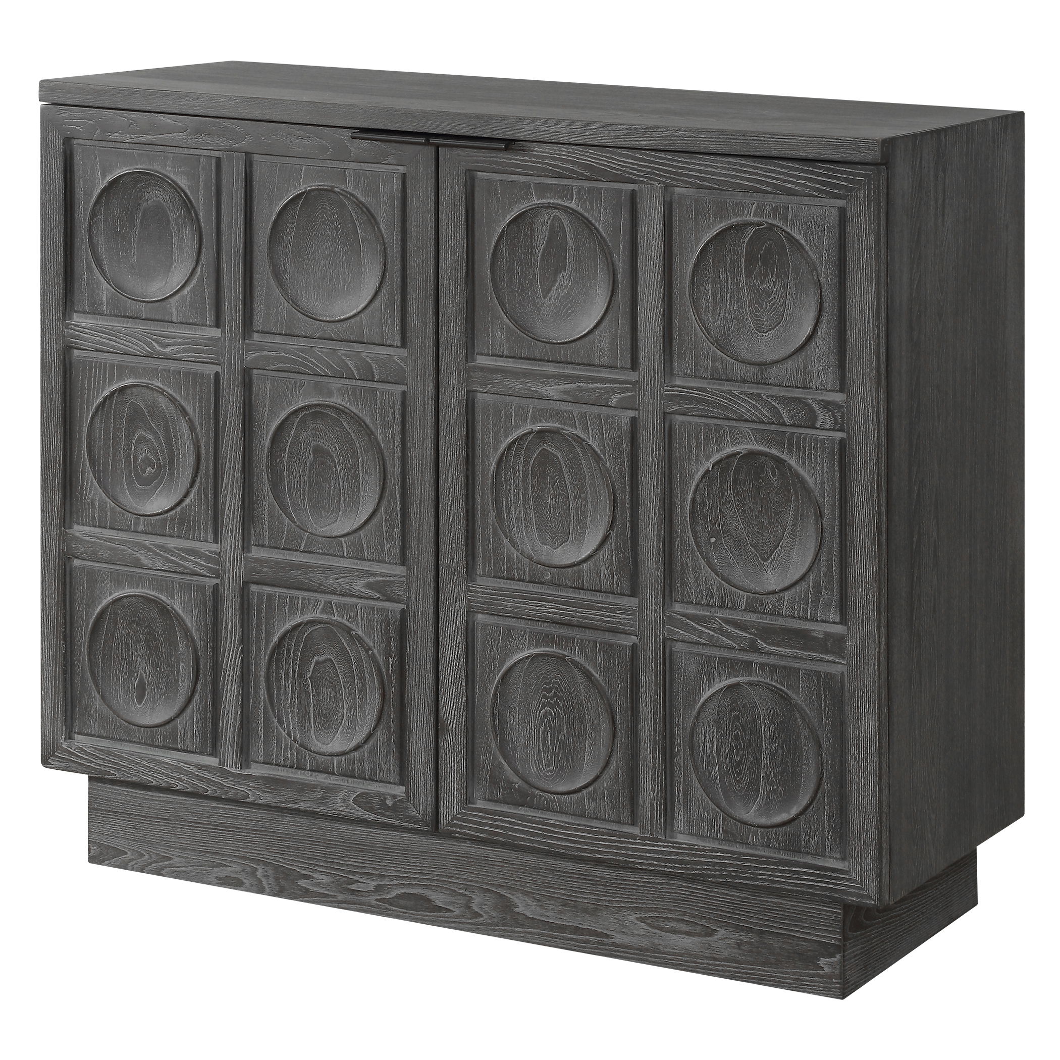 Shelby 2 Door Ebony Stained Cabinet large image 