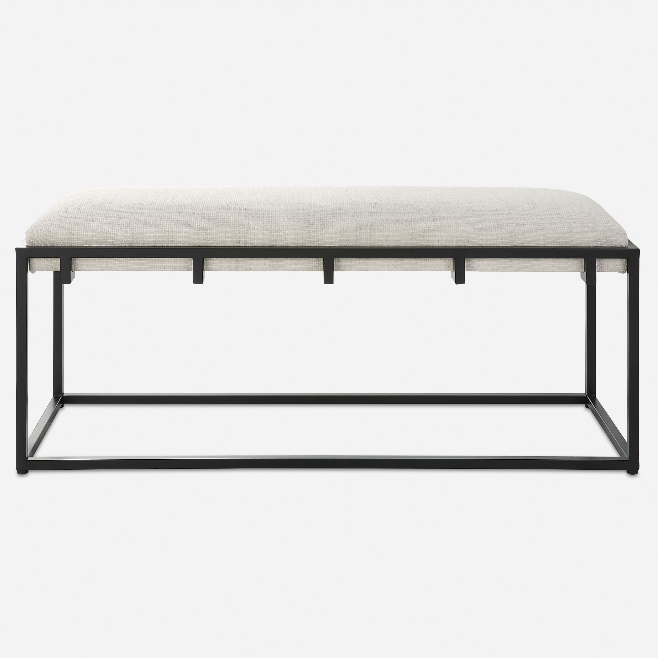 Paradox Iron & Fabric Bench large image 