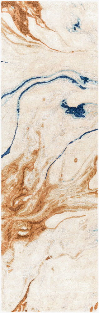 Kavita Handmade Rug, by Surya, 8' length x 2'6" width