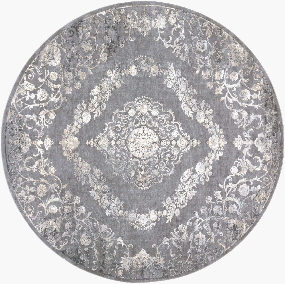 Tibetan Machine Woven Rug, by Surya, 7'10.49" length x 7'10.49" width