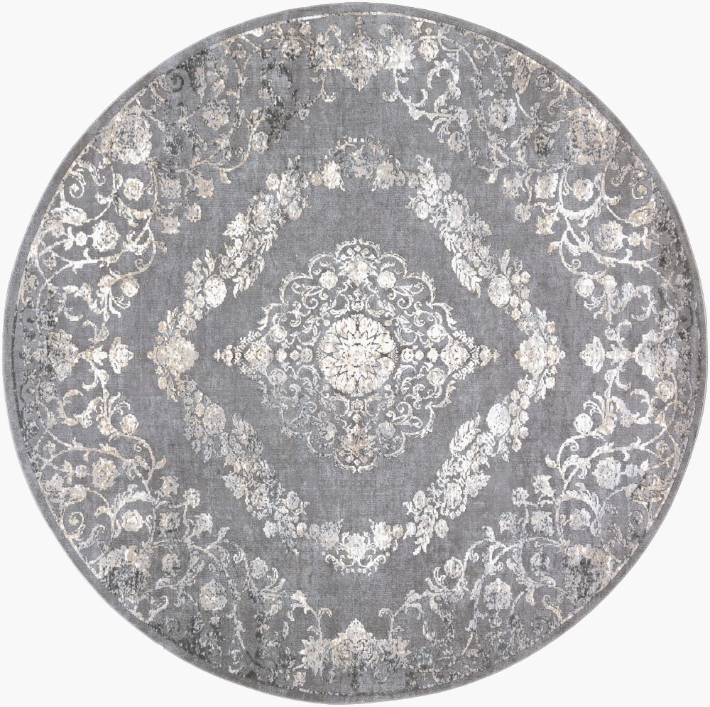 Tibetan Machine Woven Rug, by Surya, 7'10.49" length x 7'10.49" width