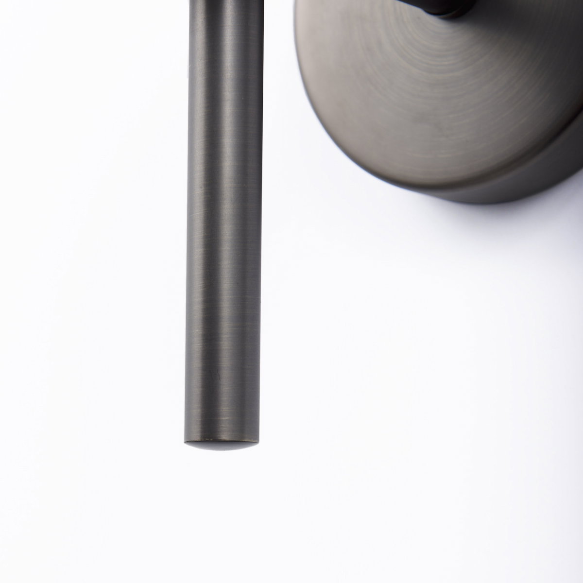 Boltern II 6x12 Black Toned Glass Globe Wall Sconce, by Mercana, 6" length x 6" width x 12" height View 7