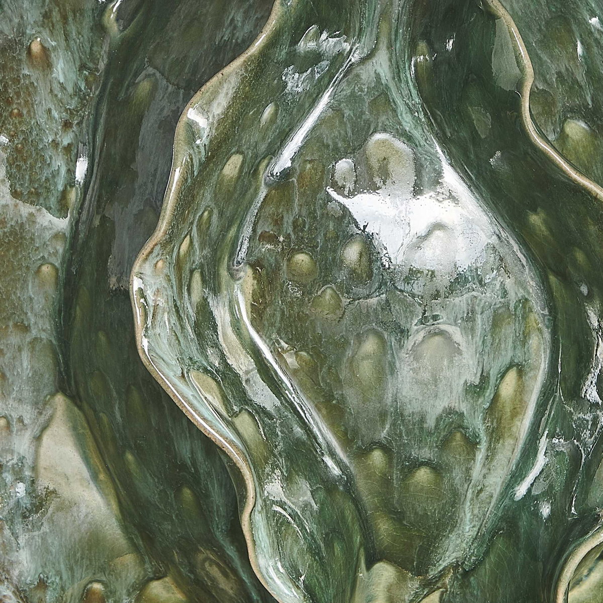 Guinevere Deep Green Table Lamp, by Uttermost, 15" width x 21.37" height x 15" depth View 6