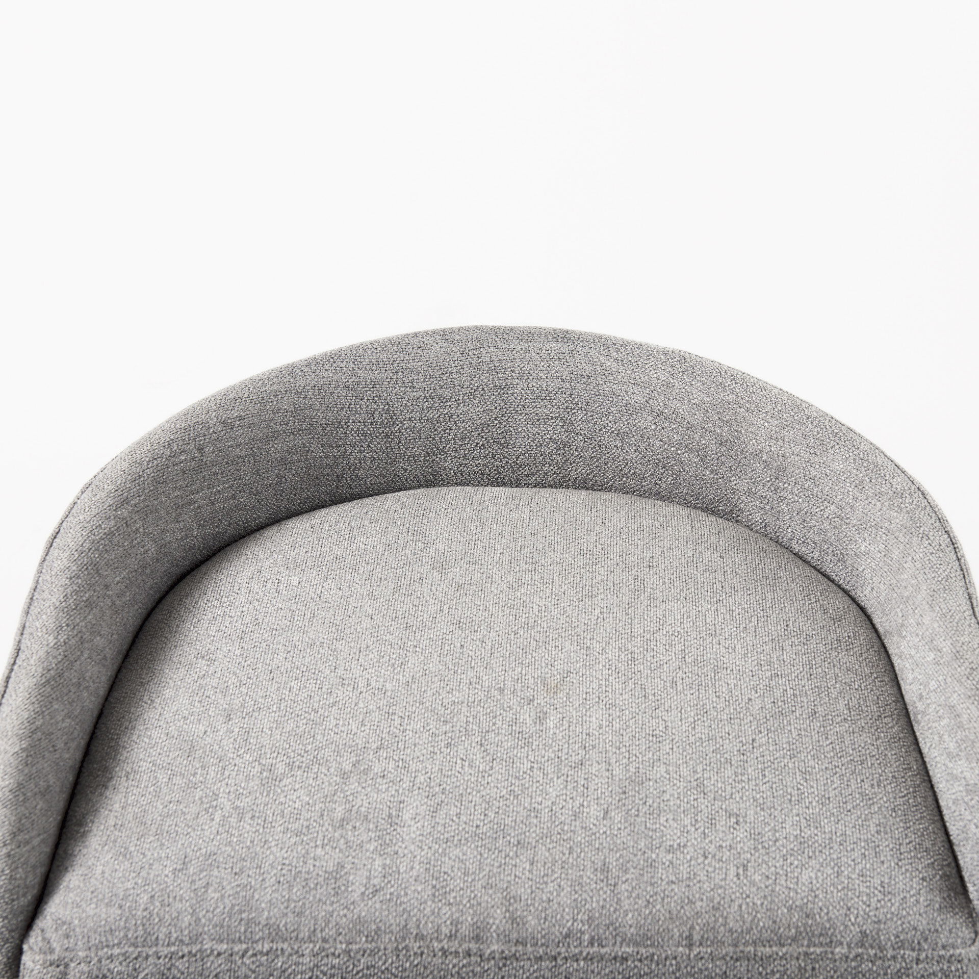 Hollyfield 20.5 x 19.7 x 28.7 Gray Fabric Seat with Gray Metal Base Counter Stool large image 