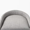 Hollyfield 20.5 x 19.7 x 28.7 Gray Fabric Seat with Gray Metal Base Counter Stool thumbnail 6
