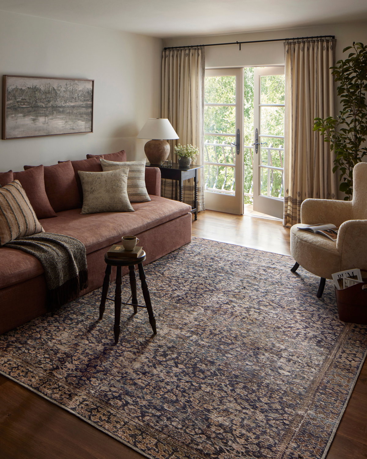 Amber Lewis x Loloi Georgie Rug, 2' length x 5' width View 2