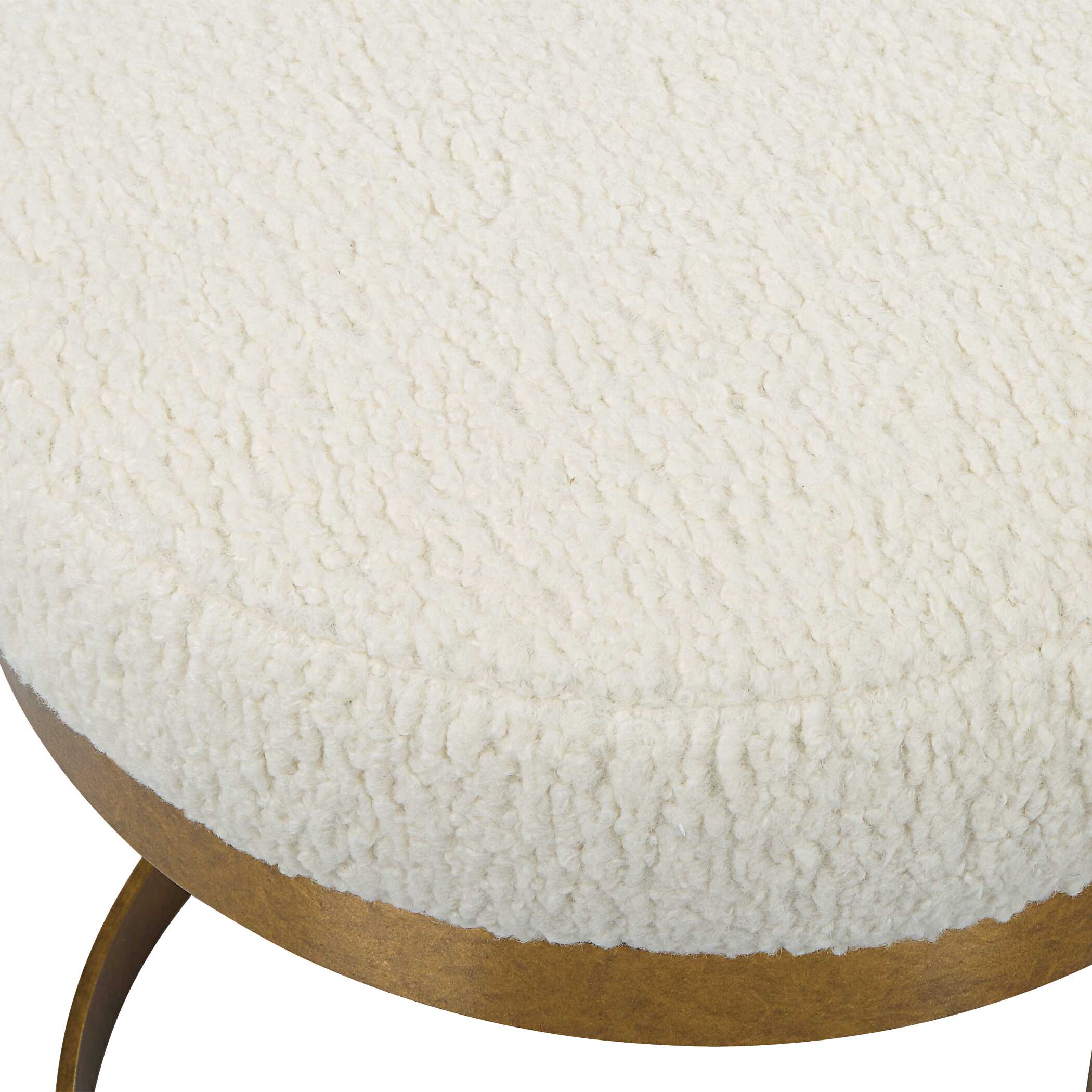 Infinity Gold Bench, Furniture by Uttermost, 60" width x 19" height x 16.25" depth View 7