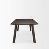 Welborn 72'L x 40'W Rectangular Dining Table | Modern | Dark Brown Wood | Seats 6, by Mercana, 72" length x 40" width x 30" height thumbnail 4