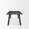 Welborn 72'L x 40'W Rectangular Dining Table | Modern | Dark Brown Wood | Seats 6, by Mercana, 72" length x 40" width x 30" height thumbnail 4
