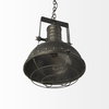 Zaio 12.5Lx 12.5W x 18.5H Weathered Antique Gold Metal Caged Bulb Pendant Light, by Mercana, 12.5" length x 12.5" width x 18.5" height thumbnail 6