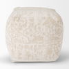Khloe Small Cream Pouf thumbnail 4