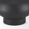 Tasya Large Matte Black with Handles Metal Vase, by Mercana, 7.09" length x 7.09" width x 11.02" height thumbnail 9