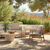Wembley Outdoor Occasional Chair Beige, Accent Chair by Dovetail, 28" width x 31.5" height x 29.25" depth thumbnail 8