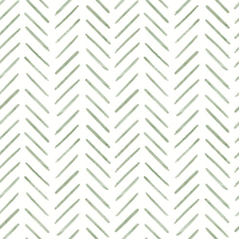 Painted Herringbone Fern Peel & Stick Wallpaper