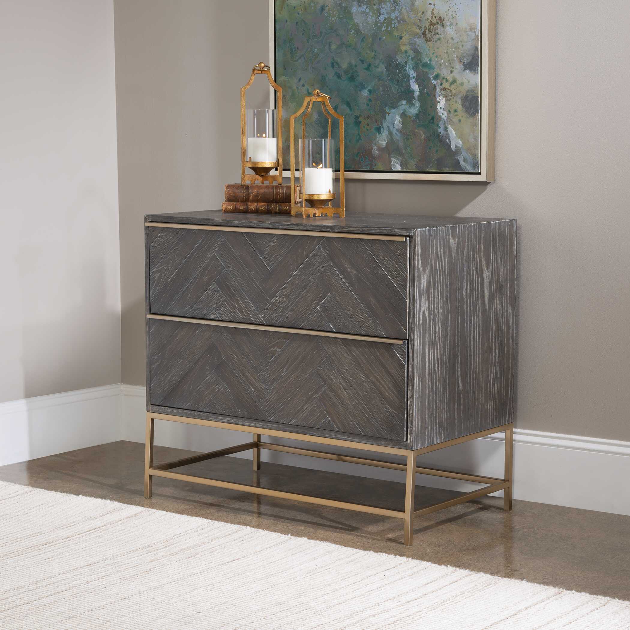 Armistead Dark Walnut Drawer Chest large image 