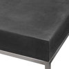 Jase Black Concrete Console Table, by Uttermost, 54" width x 31.25" height x 11" depth thumbnail 6