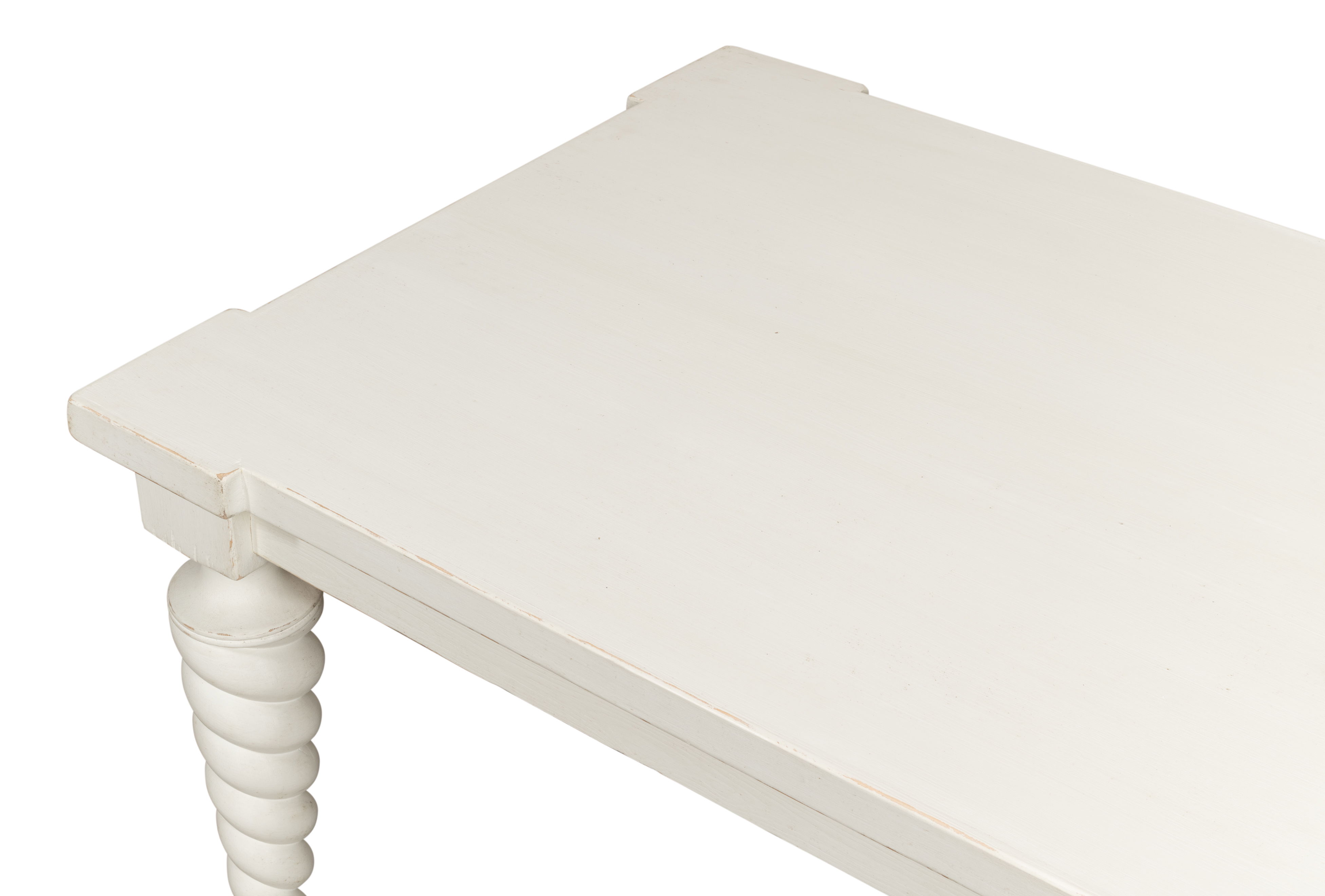 Teagan Dining Table, Antique White large image 