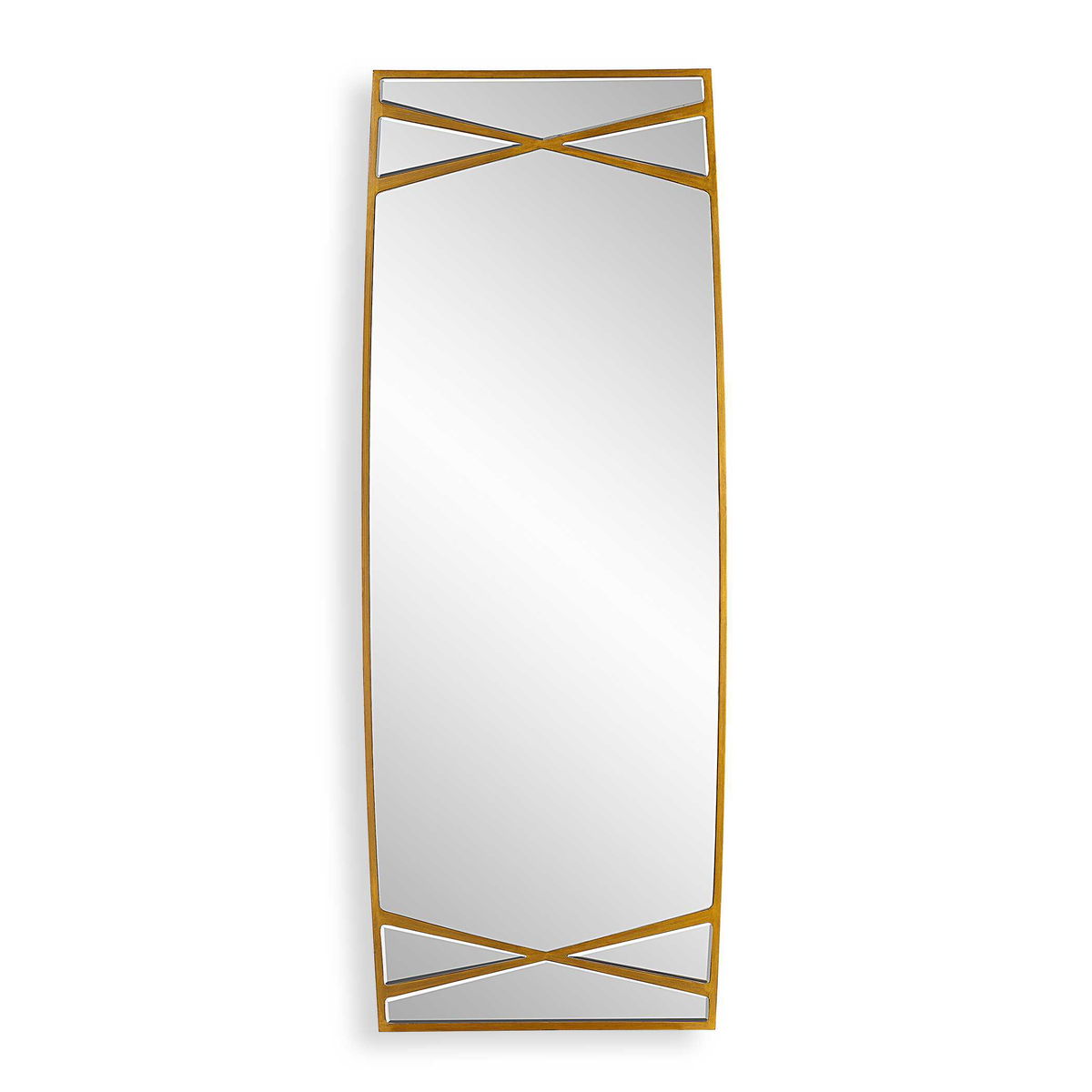 Gentry Oversized Gold Mirror, by Uttermost, 30" width x 78" height x 1.75" depth View 1