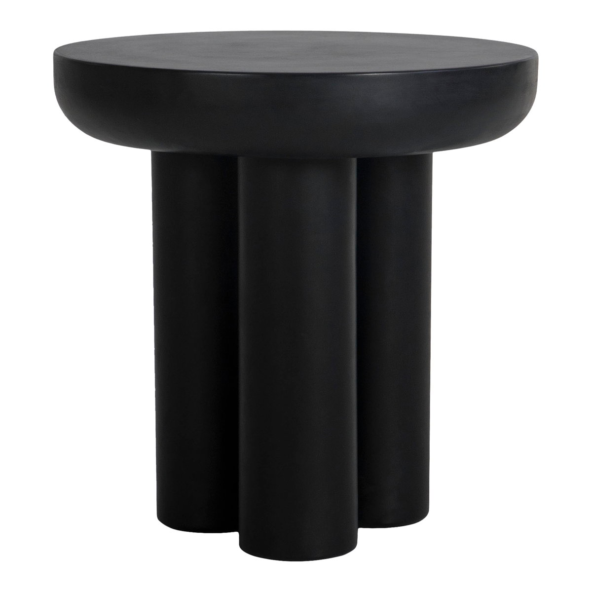 Rocca Side Table Black, Side & End Table by Moe's Home, 19.75" width x 19.75" height x 19.75" depth View 1