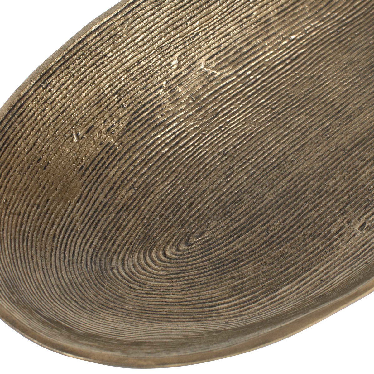 Stratum Oval Brass Bowls Set/2, Decorative Tray by Uttermost, 33.75" width x 4" height x 9.75" depth View 7