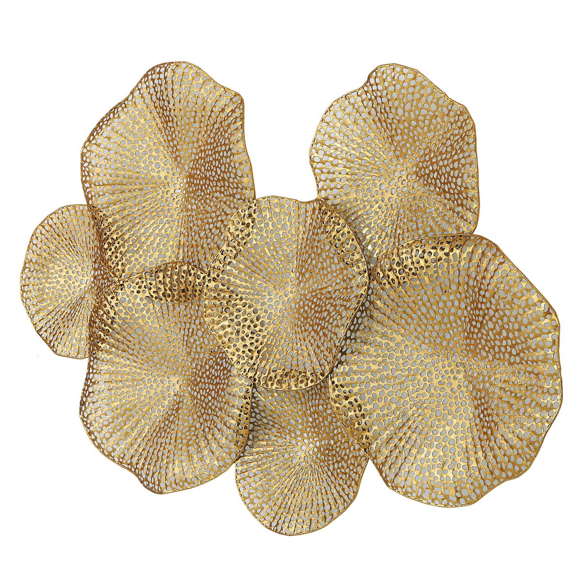 Ripley Gold Metal Wall Art, by Uttermost, 47" width x 31" height x 3" depth View 5