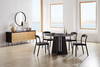 Luna 48â€ Round Table, Caviar, Dining Table by Greenington, 48" length x 48" width x 29.92" height thumbnail 9