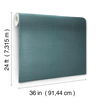 Sisal Twill Grasscloth Teal Wallpaper thumbnail 5