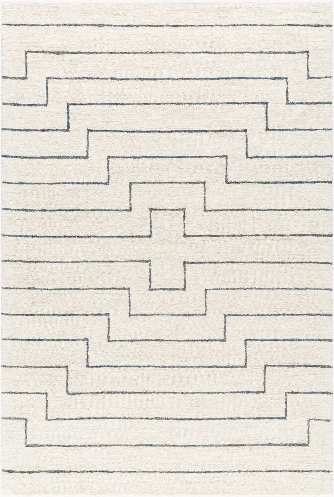 Bournemouth Handmade Rug, by Surya, 1'6" length x 1'6" width